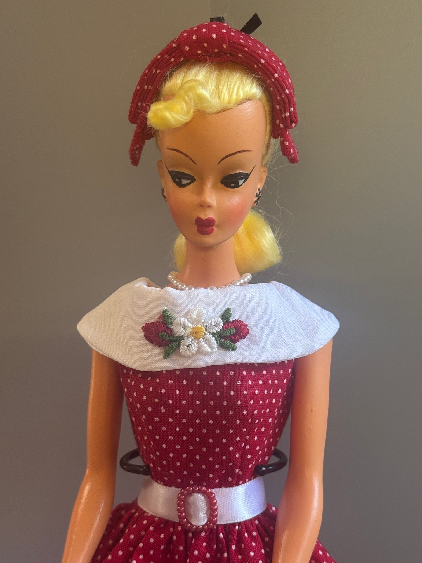 Bild Lilli Reproduction Art Doll – Hand Painted & Dressed in “Dancing Doll” Inspired Fashion
