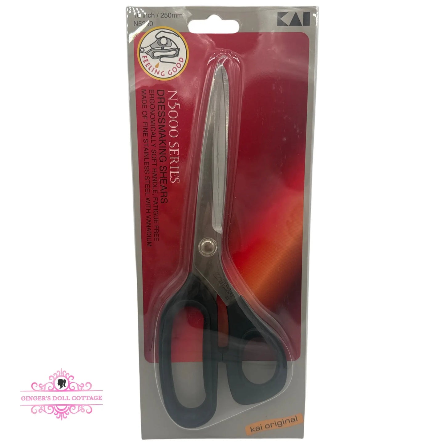 Kai N5000 Series Dressmaking Shears, Scissors Ginger's Doll Cottage