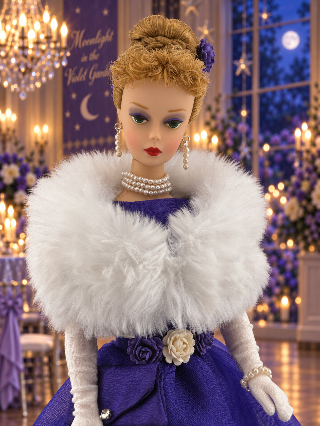Violet After Midnight – OOAK Reproduction Barbie Junior Prom