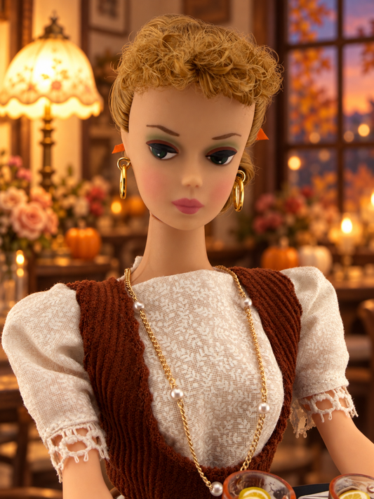 Harvest Moon Romance — OOAK Reproduction Barbie | Autumn at the Cottage