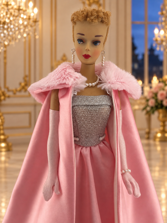 Restored Vintage #3 Blonde Ponytail Barbie - Midnight Pink