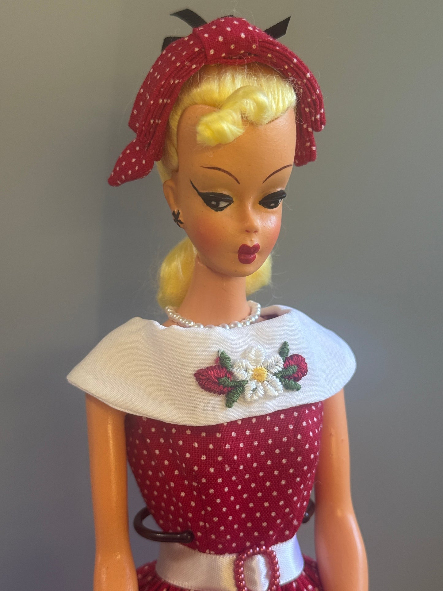 Bild Lilli Reproduction Art Doll – Hand Painted & Dressed in “Dancing Doll” Inspired Fashion