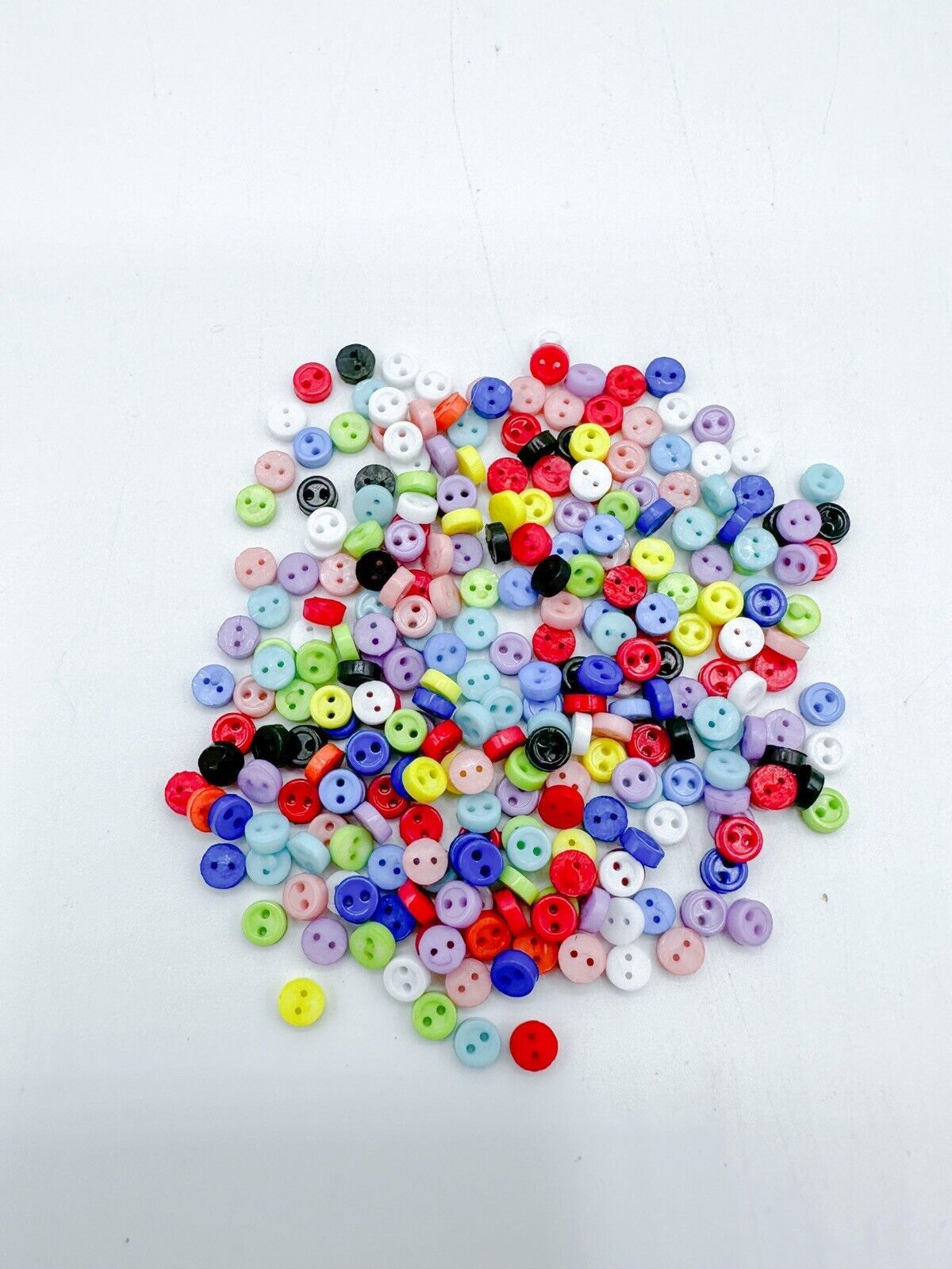 Pack Of 250 Teeny Micro Buttons For Sewing Doll Clothes Assorted Mini Tiny 3mm