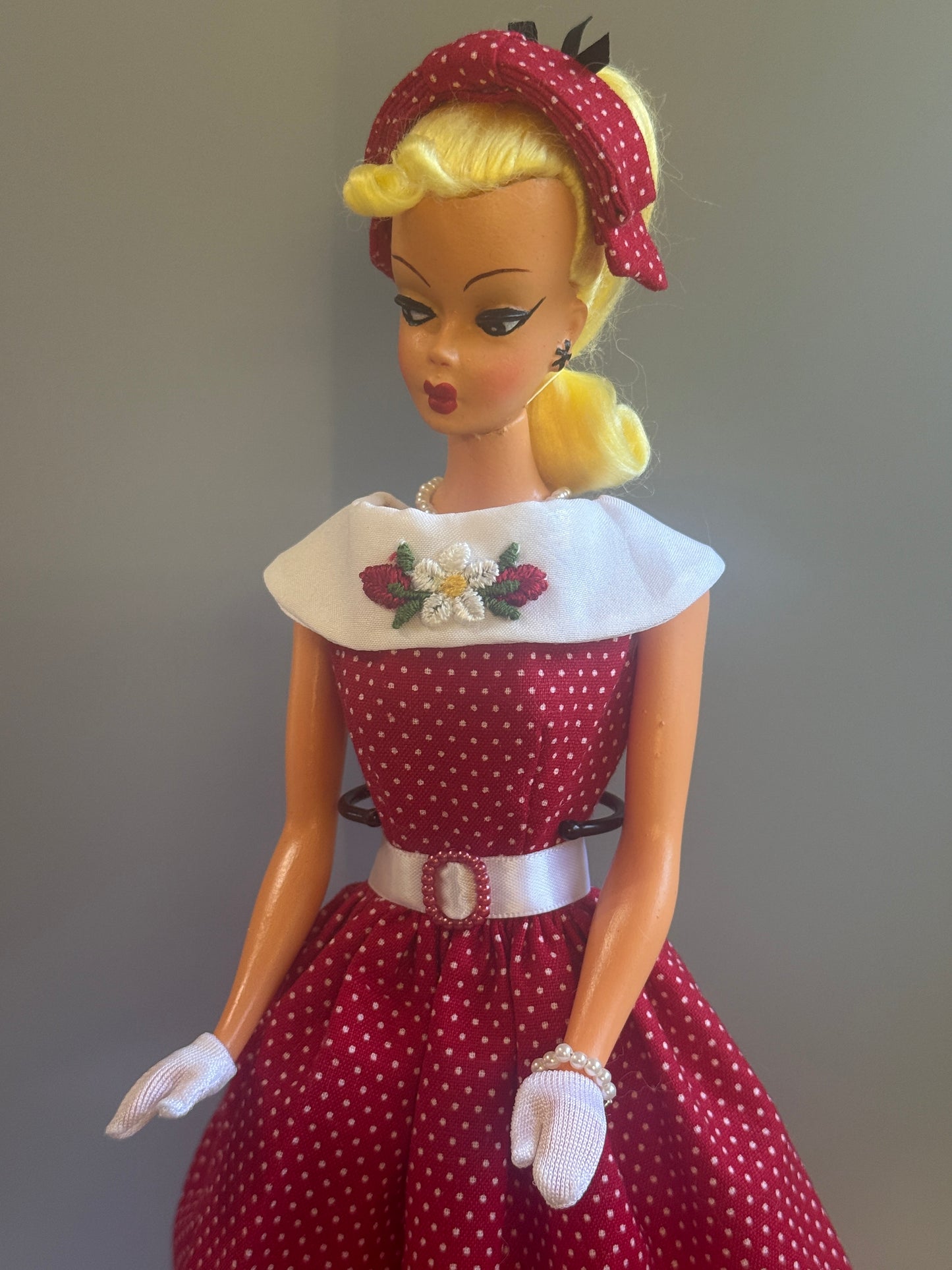 Bild Lilli Reproduction Art Doll – Hand Painted & Dressed in “Dancing Doll” Inspired Fashion