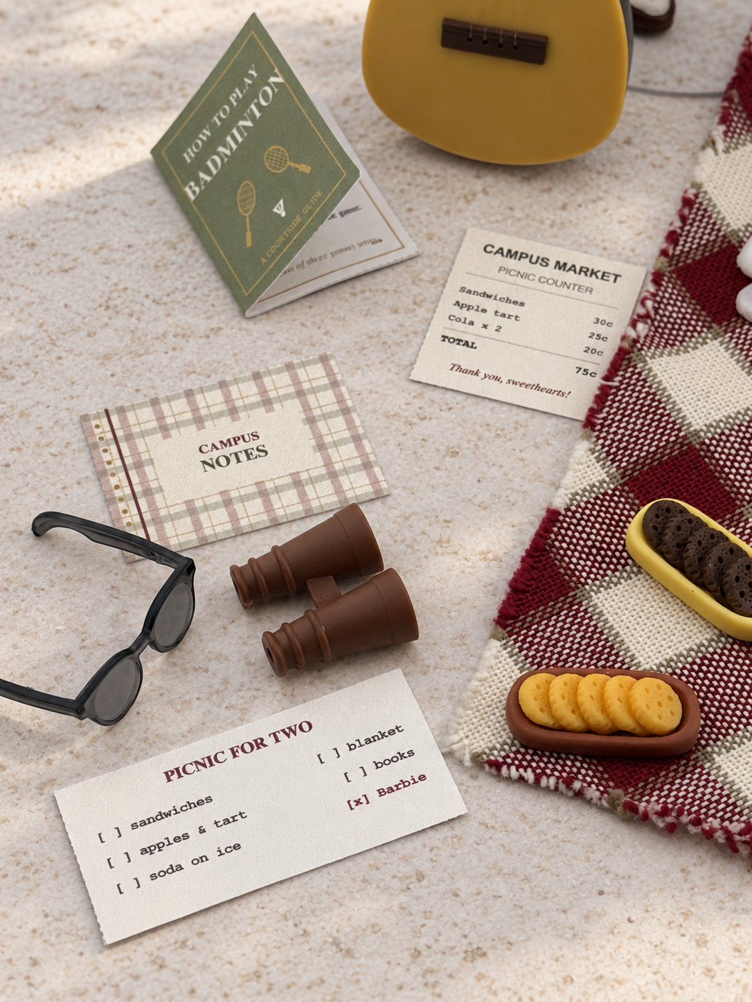 September Sweethearts – Vintage Barbie & Ken Autumn Picnic Set