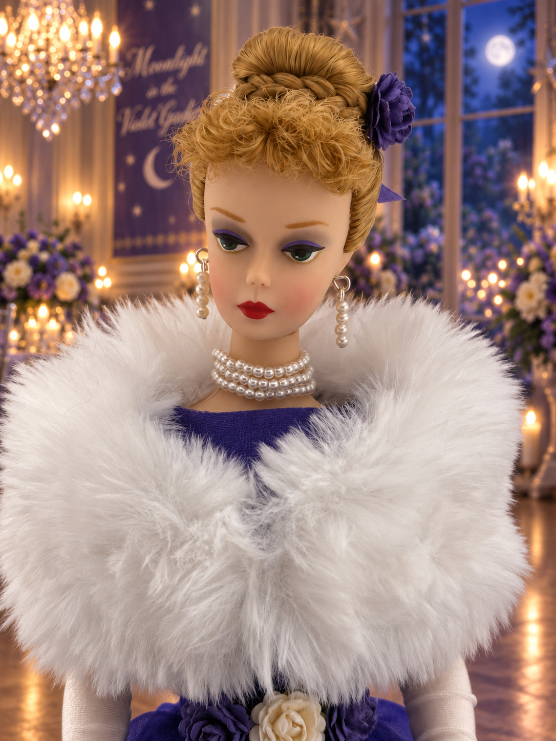 Violet After Midnight – OOAK Reproduction Barbie Junior Prom