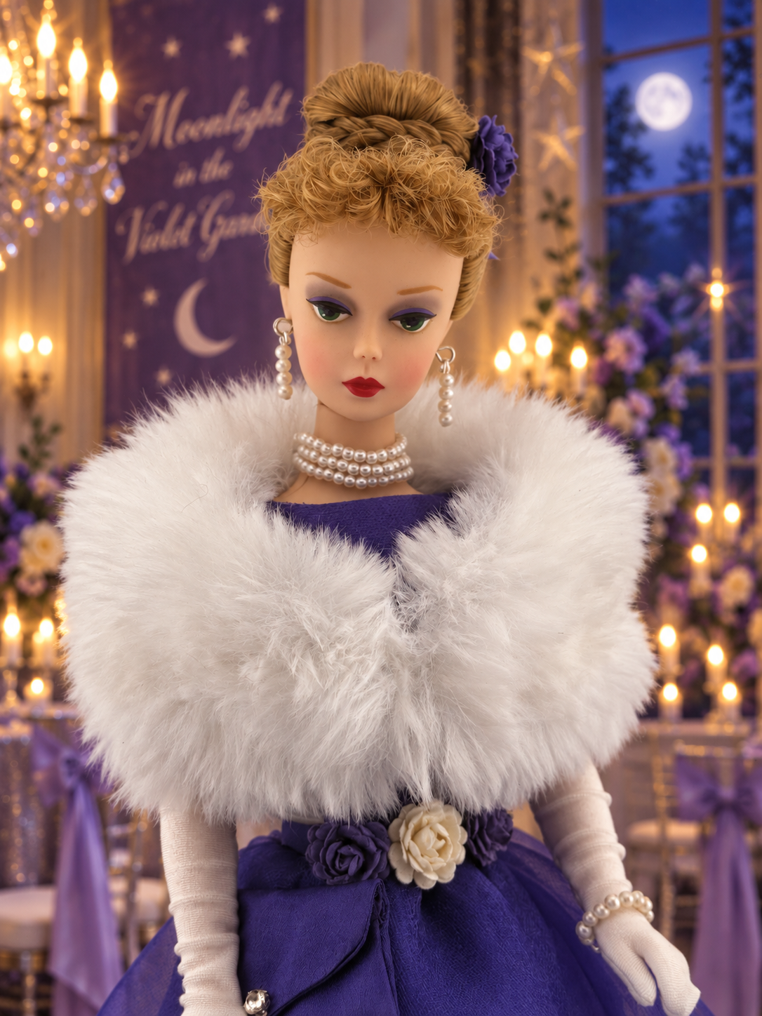 Violet After Midnight – OOAK Reproduction Barbie Junior Prom