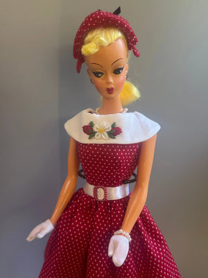 Bild Lilli Reproduction Art Doll – Hand Painted & Dressed in “Dancing Doll” Inspired Fashion