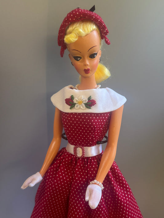 Bild Lilli Reproduction Art Doll – Hand Painted & Dressed in “Dancing Doll” Inspired Fashion