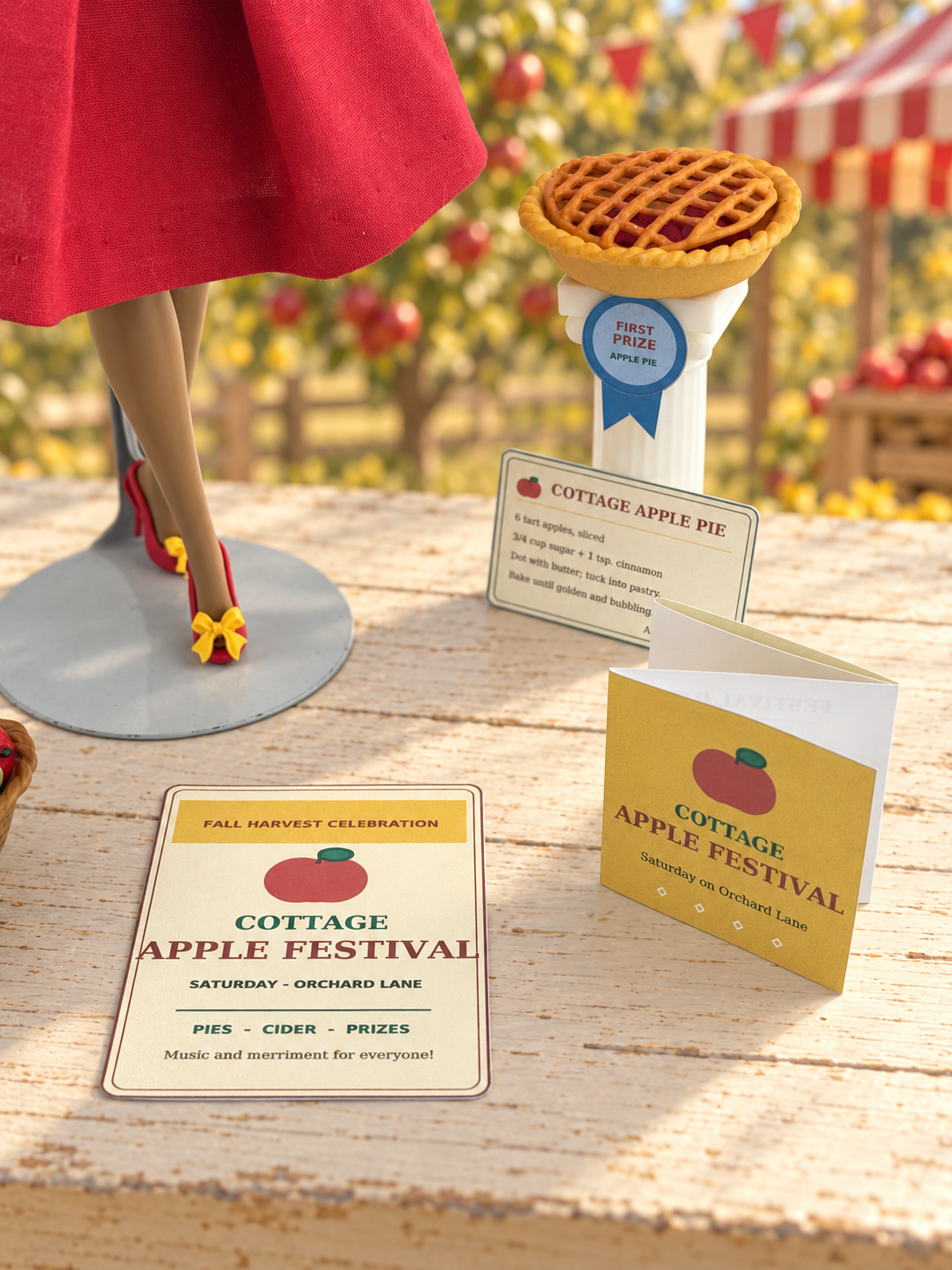 Apple Festival at The Cottage - Silkstone OOAK Gift Set