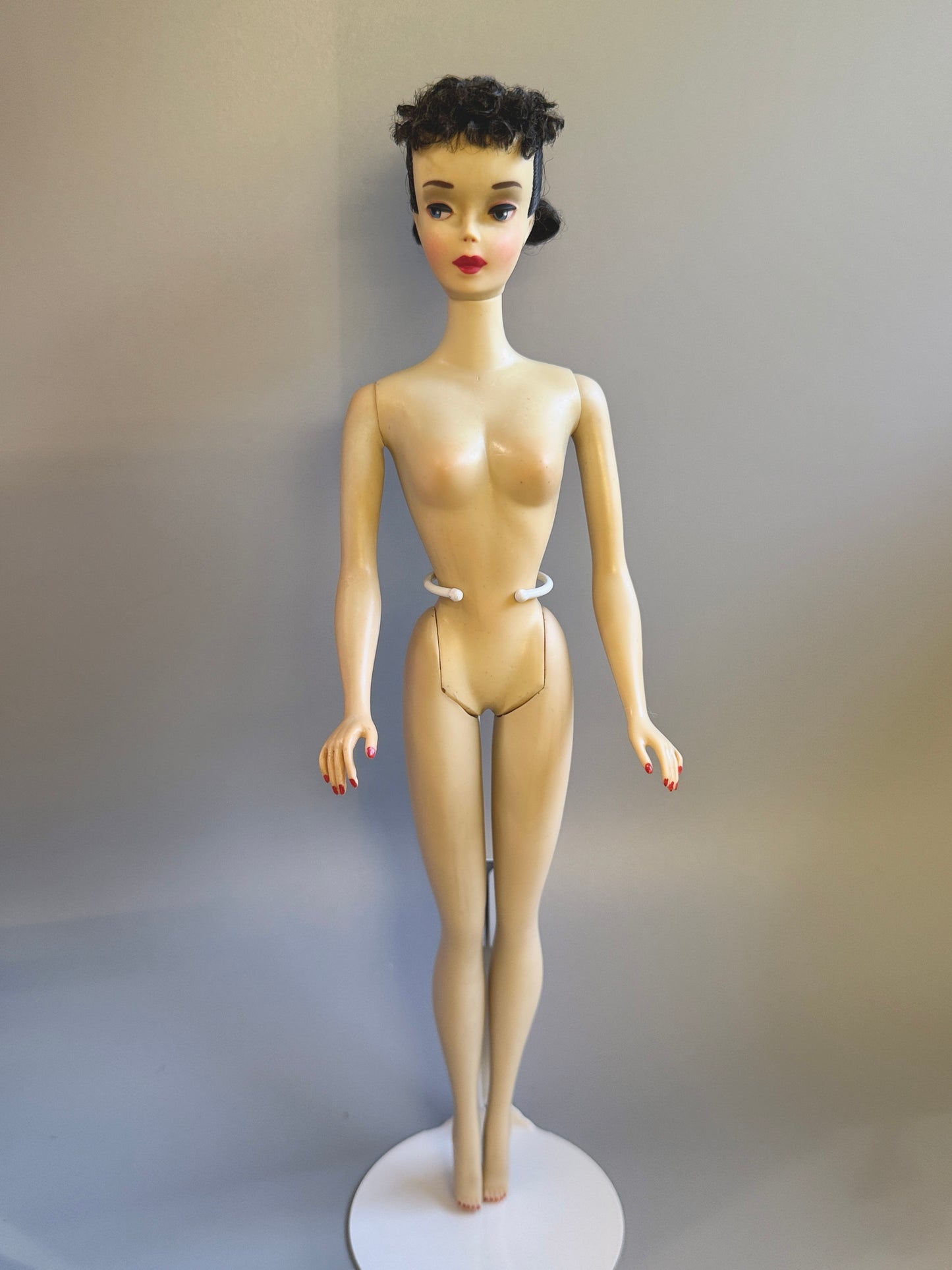 Vintage #3 Brunette Ponytail Barbie – Restored OOAK – Autumn at the Cottage