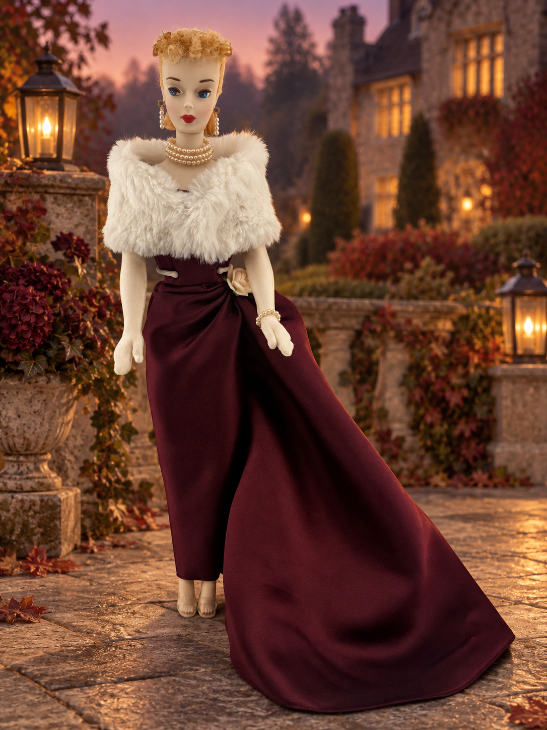ENCHANTED EVENING AT THE COTTAGE
Restored Vintage #3 Ponytail Barbie