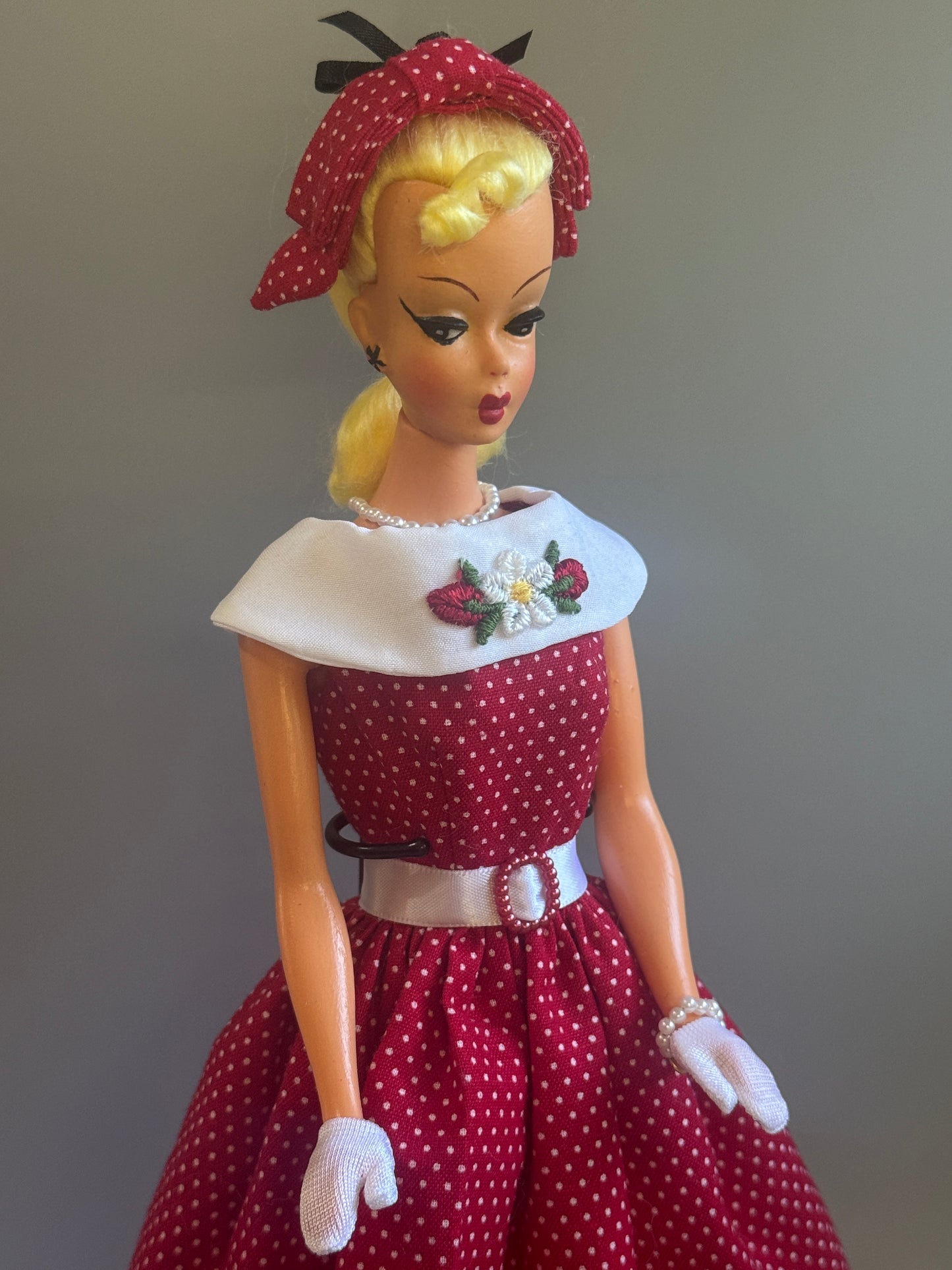 Bild Lilli Reproduction Art Doll – Hand Painted & Dressed in “Dancing Doll” Inspired Fashion