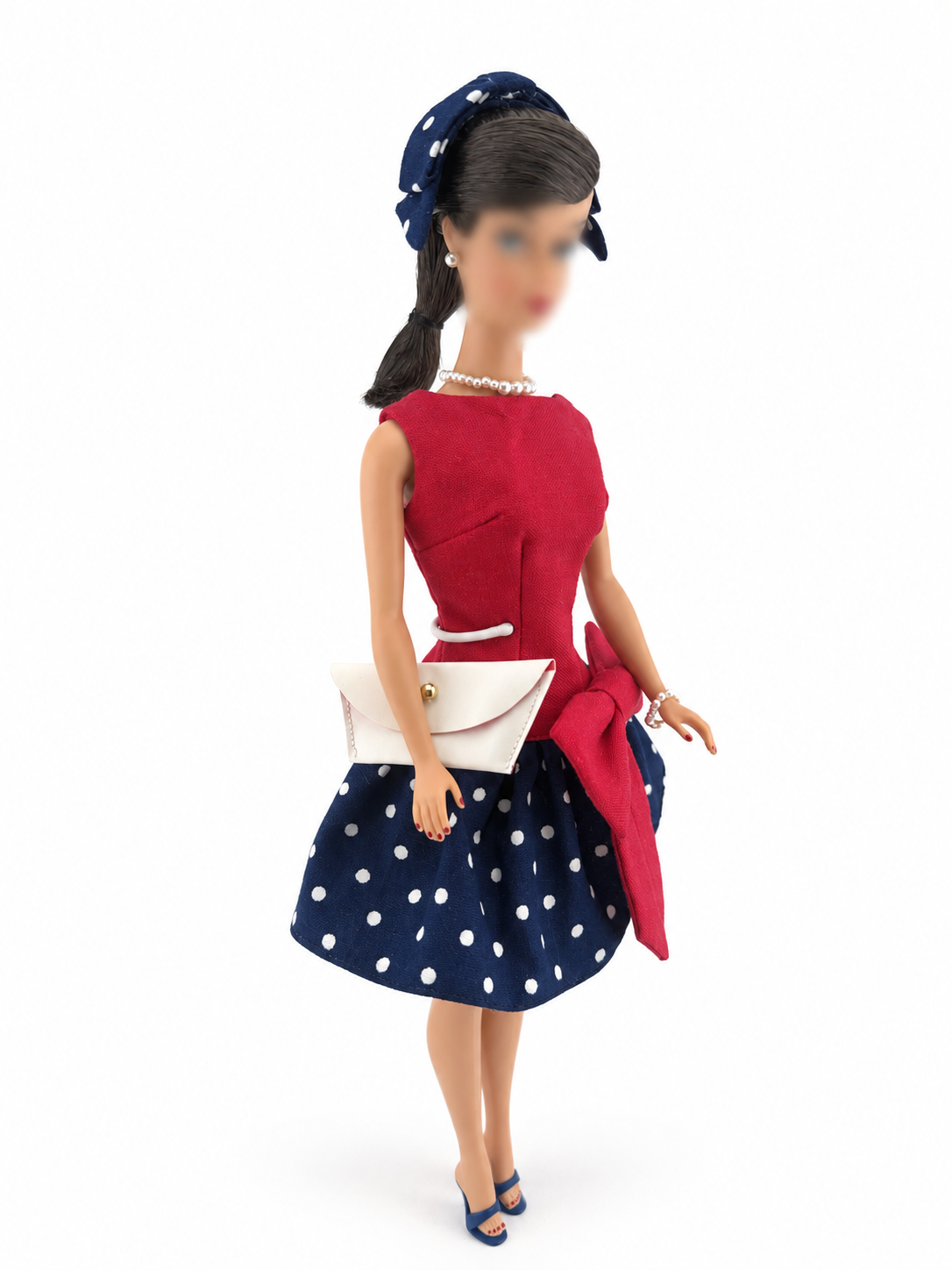Best Bow at the Cottage – Handmade Vintage Inspired Outfit Set for Barbie