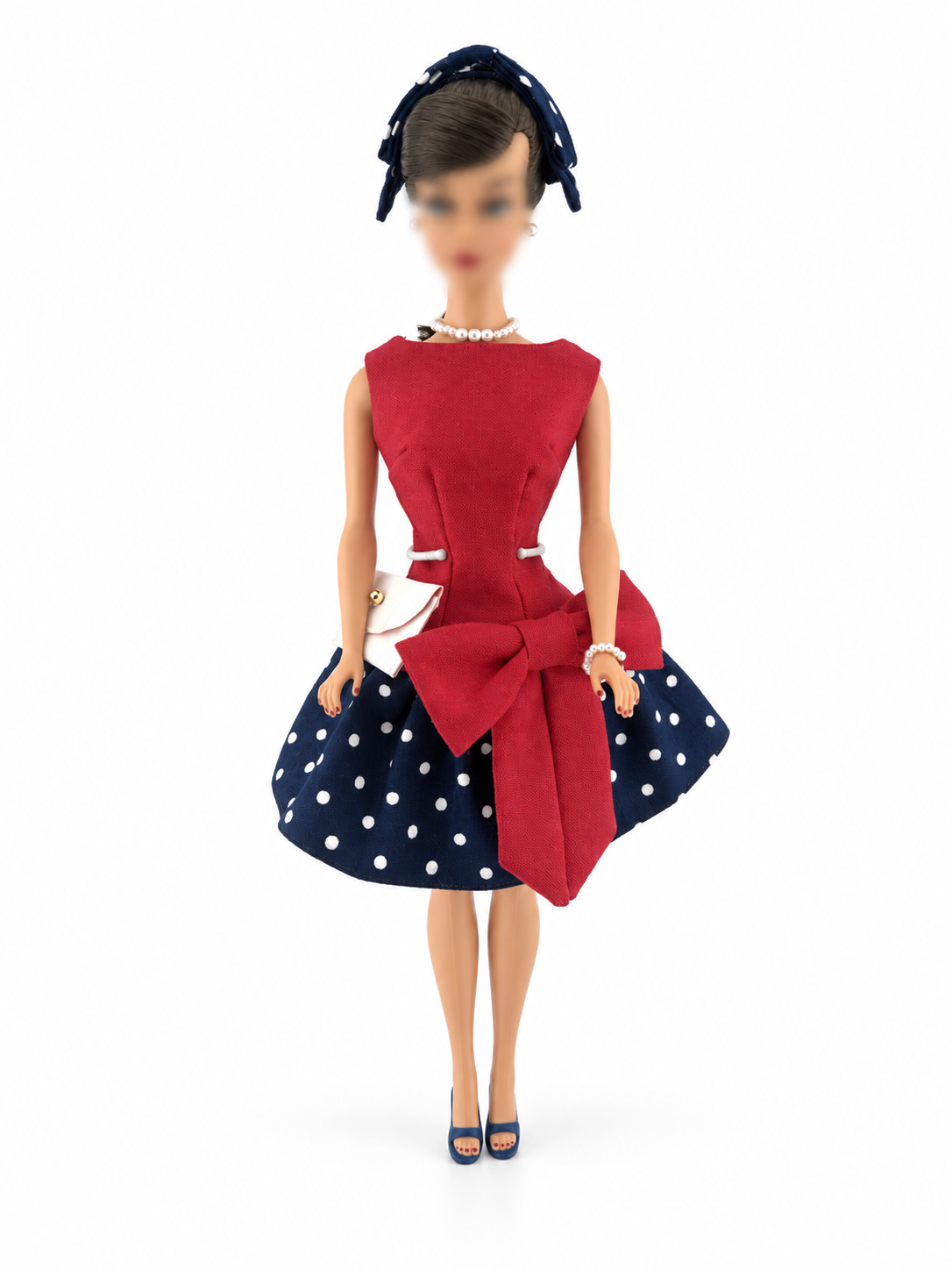 Best Bow at the Cottage – Handmade Vintage Inspired Outfit Set for Barbie