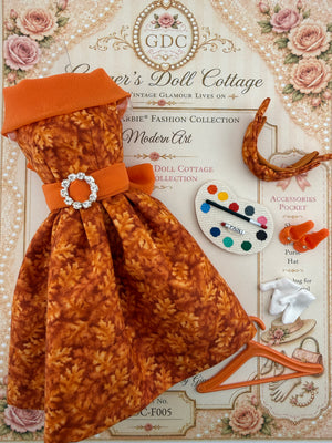 Modern Art — Autumn at the Cottage | Handmade Barbie Fashion Ensemble