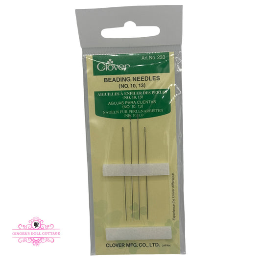 Clover Beading Needles #10 and 13