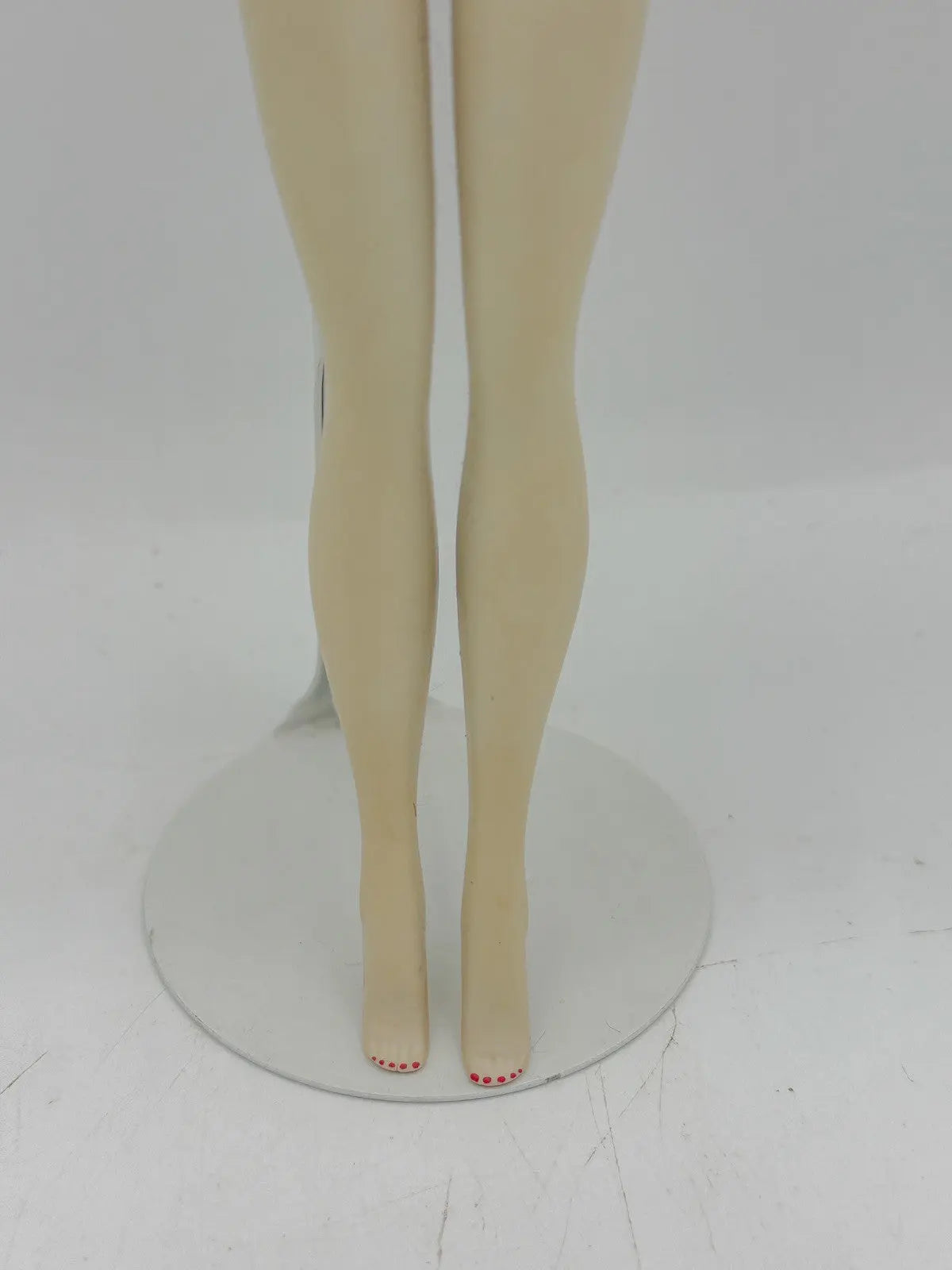 OOAK Faux Vintage Number 2 Blonde Ponytail Barbie Repaint, Gay Parisienne In Red